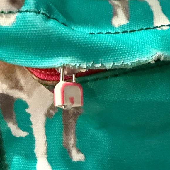 Boden Green Backpack with Dog Print - Picture 6 of 12